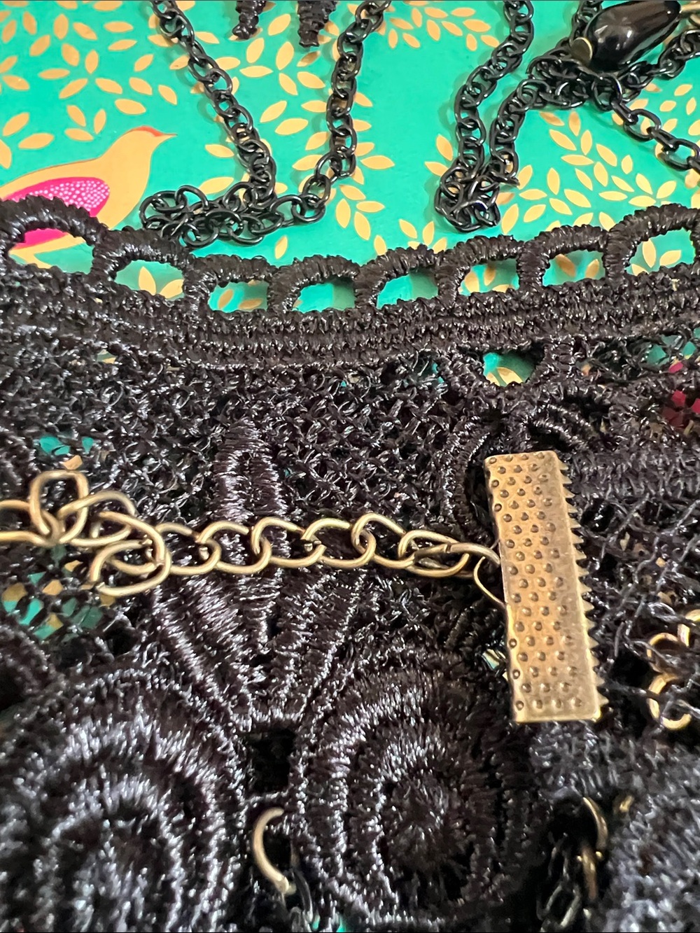 Black Victorian Lace Choker and Bracelet Set🧙🏼♀️ - Picture 9 of 10